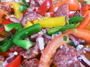 Sałatka z salami