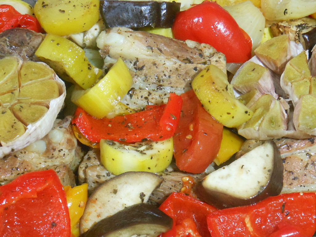 Pieczone żeberka a la ratatouille