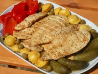 Filet z kurczaka z grilla na ostro-kwaśno