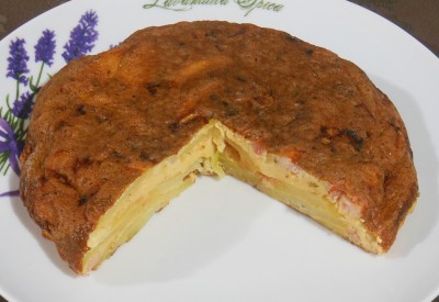 Hiszpański omlet z wędzonym boczkiem