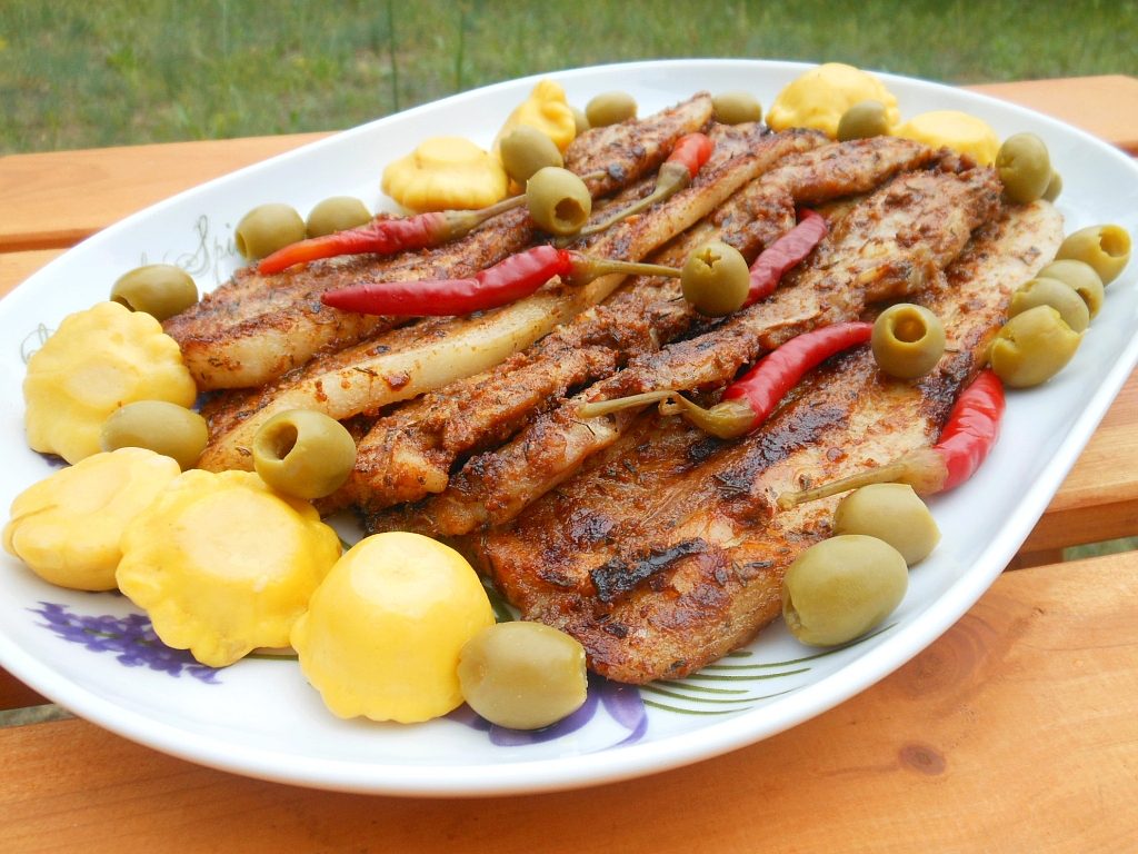 Boczek z grilla